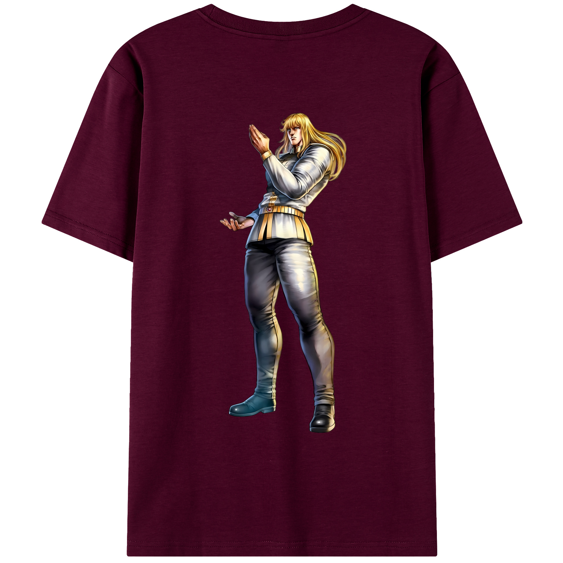 （画像用） 北斗の拳 Fist of the North Star レディース半袖Tシャツ(バックプリント)